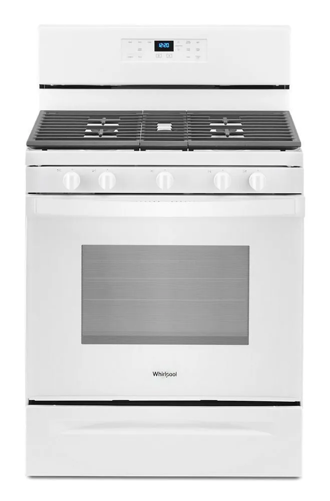 Whirlpool WFG525S0JW 5.0 Cu. Ft. Whirlpool Gas Range With Center Oval Burner