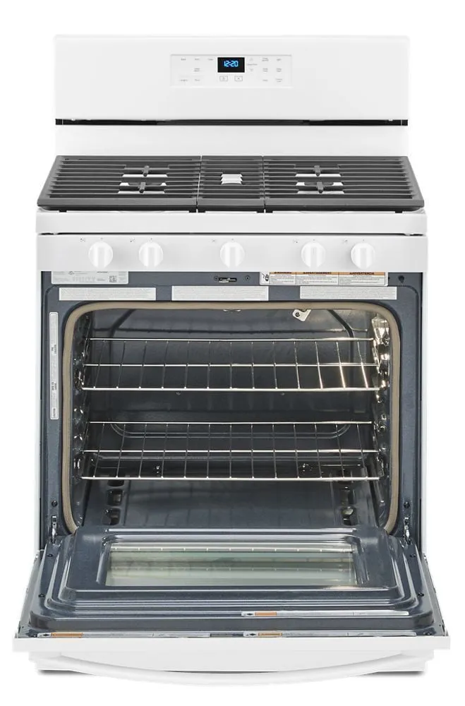 Whirlpool WFG525S0JW 5.0 Cu. Ft. Whirlpool Gas Range With Center Oval Burner
