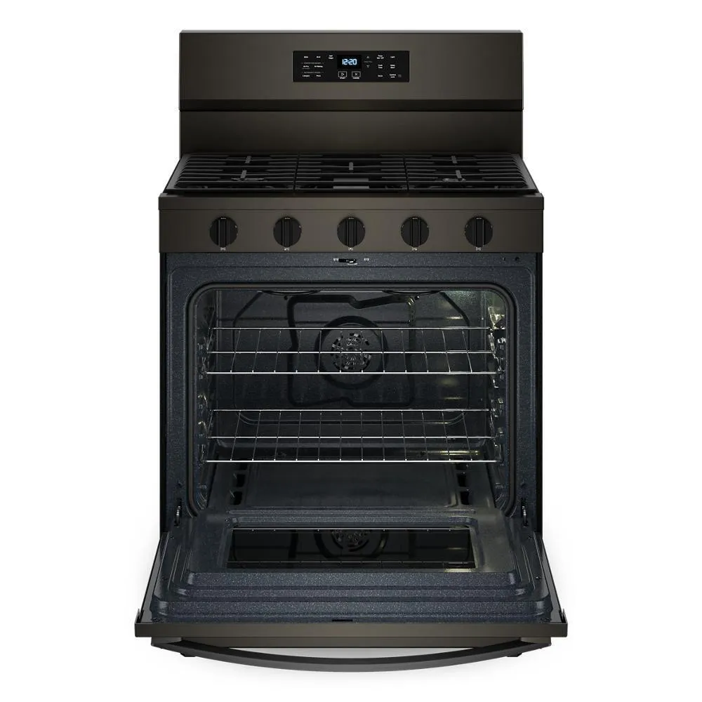 Whirlpool WFGS5030RV 30-Inch Gas Range With Air Cooking Technology, No Preheat Air Fry And Air Baking And Self Clean