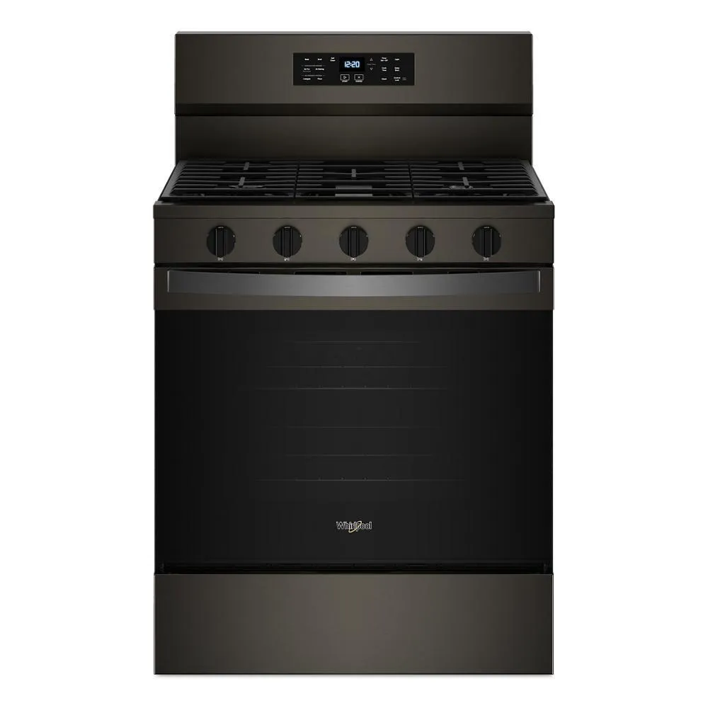Whirlpool WFGS5030RV 30-Inch Gas Range With Air Cooking Technology, No Preheat Air Fry And Air Baking And Self Clean