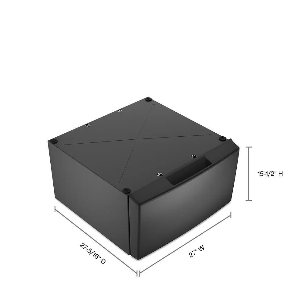 Whirlpool WFP2715RU 15.5" Pedestal For Front Load Washer And Dryer With Storage
