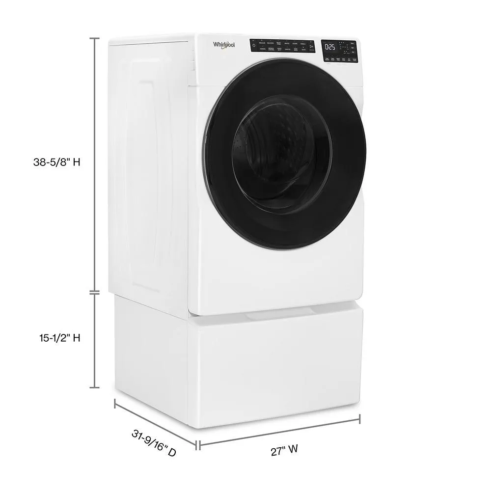 Whirlpool WFW5605MW 4.5 Cu. Ft. Front Load Washer With Quick Wash Cycle