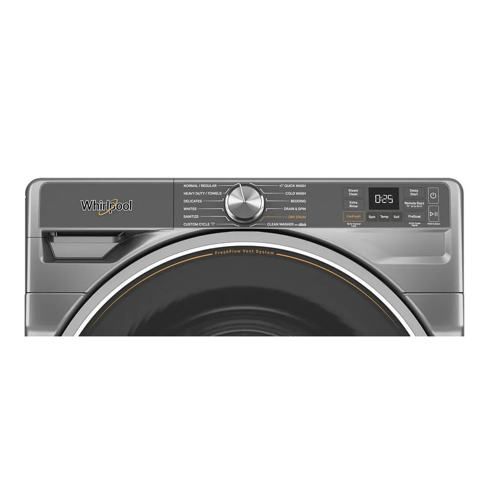 Whirlpool WFW6720RR 5.0 Cu. Ft. Smart Front Load Energy Star Washer With The Freshflow&#8482; Vent System