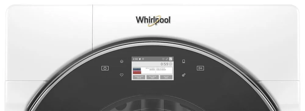 Whirlpool WFW9620HW 5.0 Cu. Ft. Smart Front Load Washer With Load & Go Xl Plus Dispenser