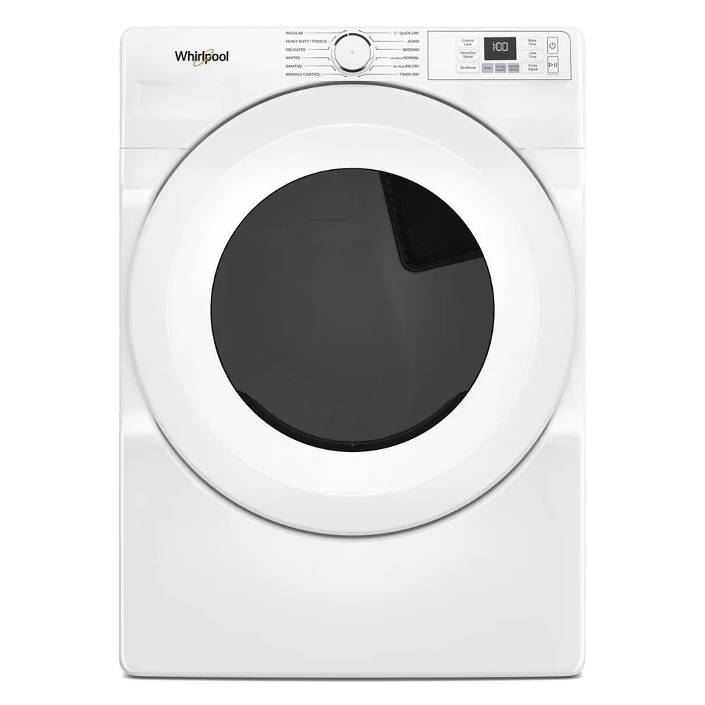 Whirlpool WGD4720RW 7.4 Cu. Ft. Smart Front Load Energy Star Gas Dryer With Quick Dry Cycle