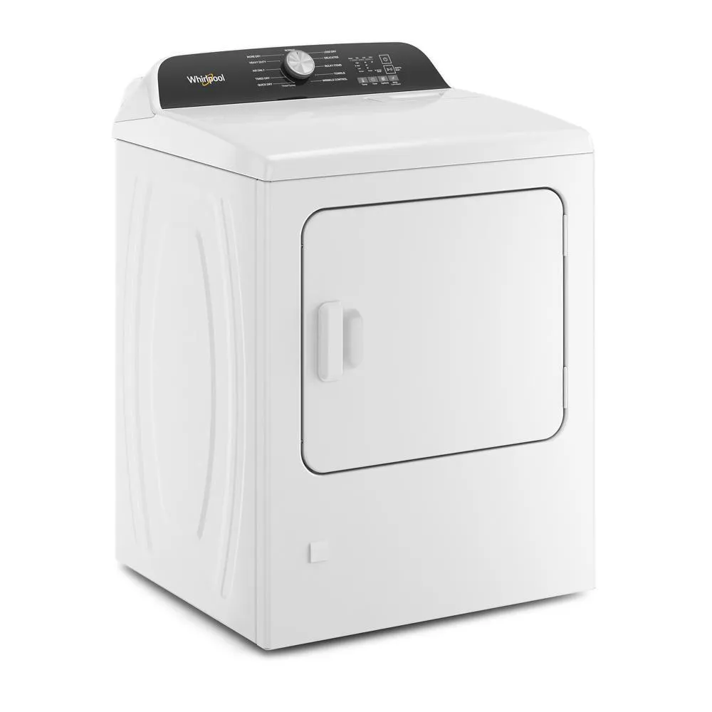 Whirlpool WGD500CMW 7.0 Cu. Ft. Long Vent Gas Moisture Sensing Dryer