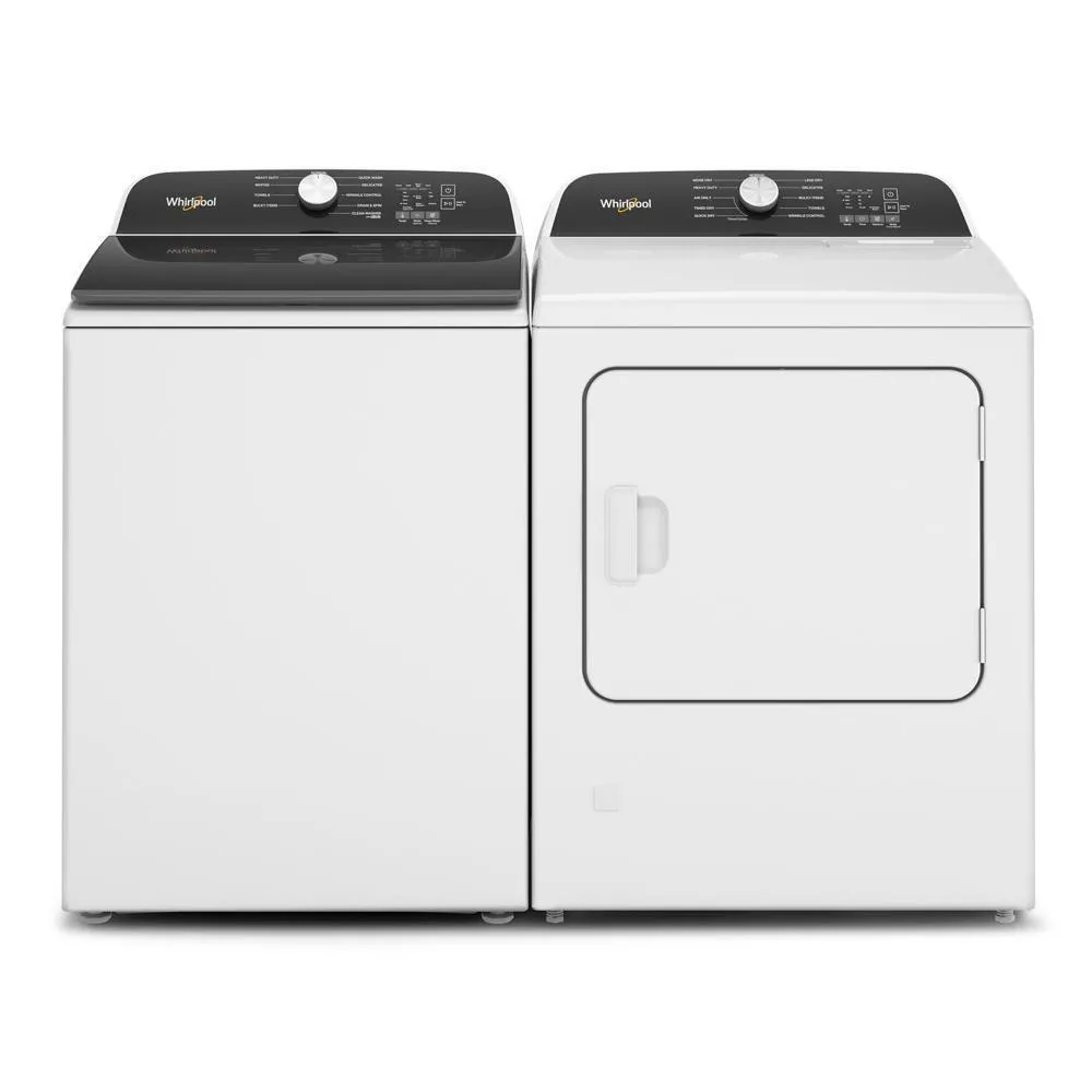 Whirlpool WGD500CMW 7.0 Cu. Ft. Long Vent Gas Moisture Sensing Dryer