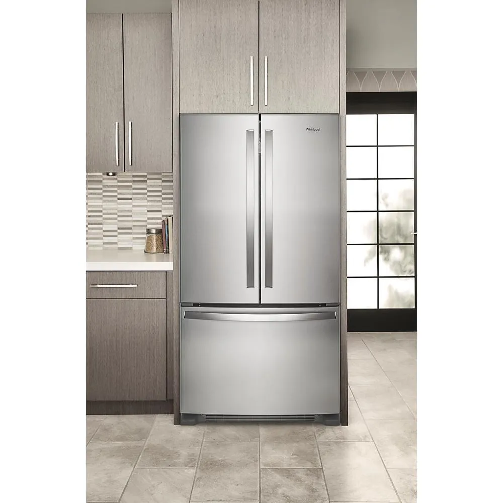 Whirlpool WRFF3036RZ Whirlpool Full-Depth French Door Bottom Mount Refrigerator