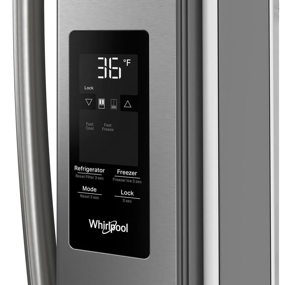 Whirlpool WRFF3136SZ 36-Inch French Door Refrigerator With Ice Maker - 31 Cu. Ft.