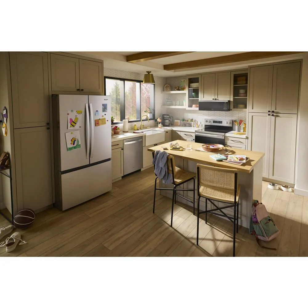 Whirlpool WRFF3136SZ 36-Inch French Door Refrigerator With Ice Maker - 31 Cu. Ft.