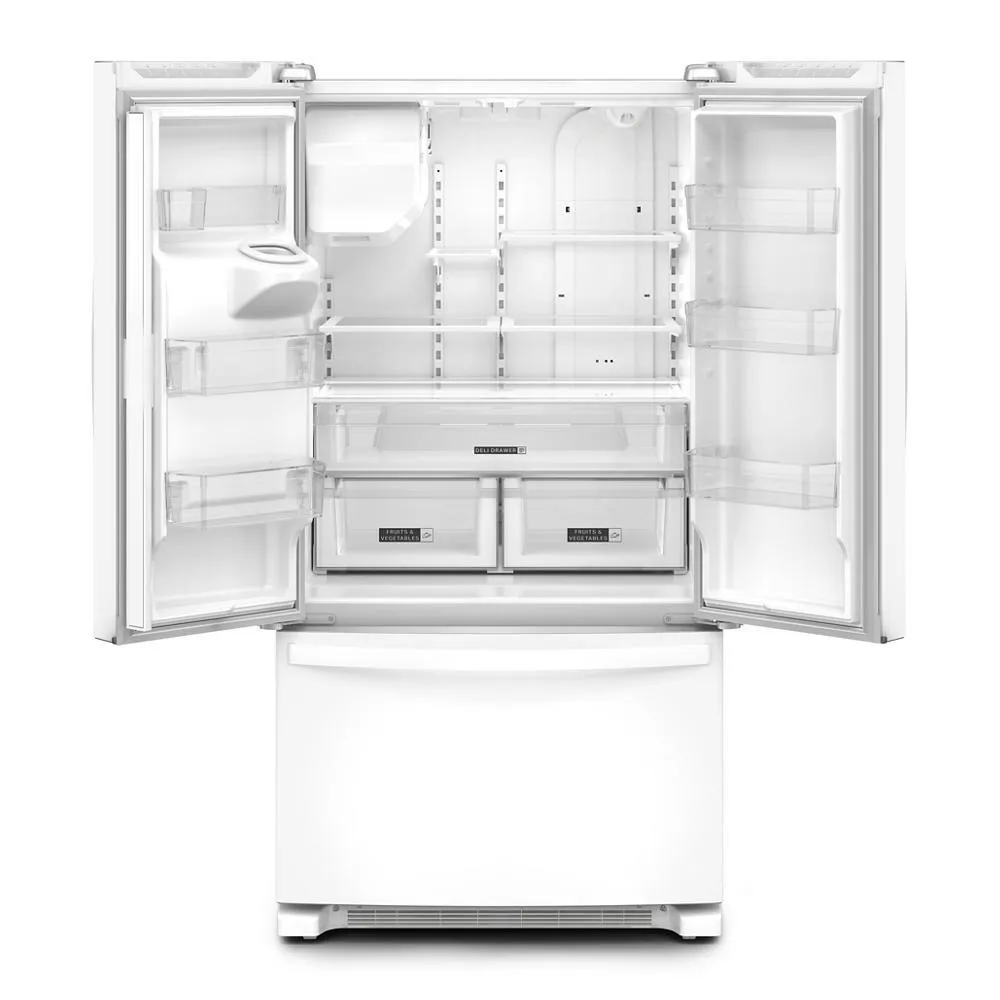 Whirlpool WRFF3436RW Whirlpool 36-Inch Wide French Door Bottom Mount Refrigerator