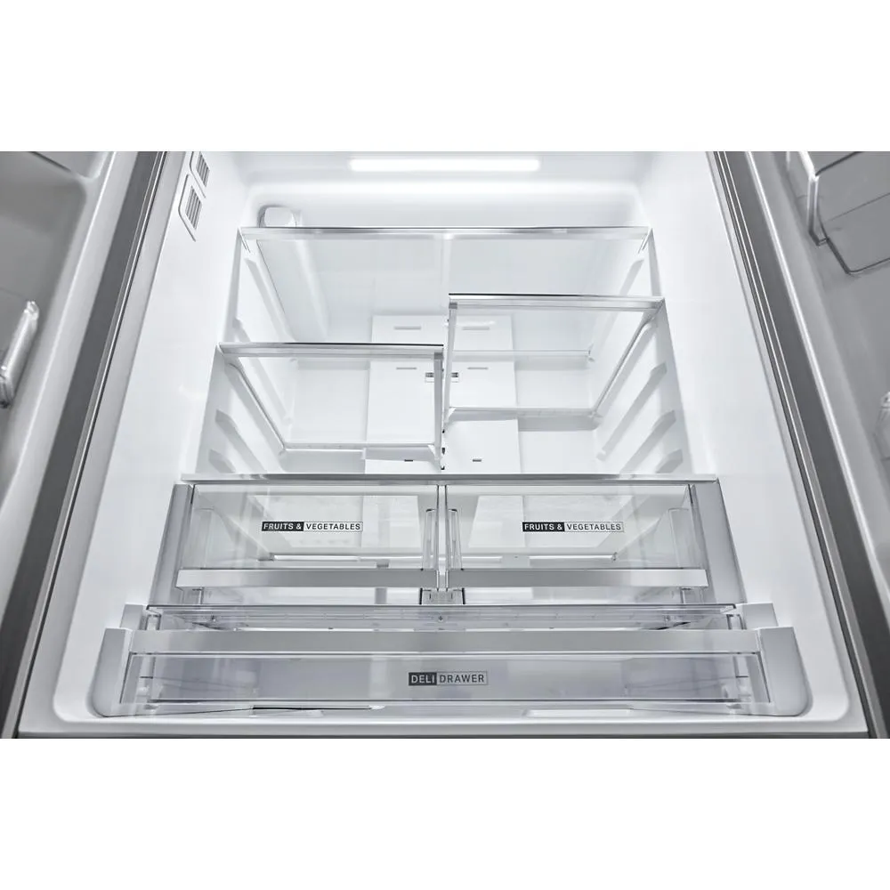Whirlpool WRFF3736SZ 36-Inch French Door Refrigerator With Dual Ice Makers - 30 Cu. Ft.