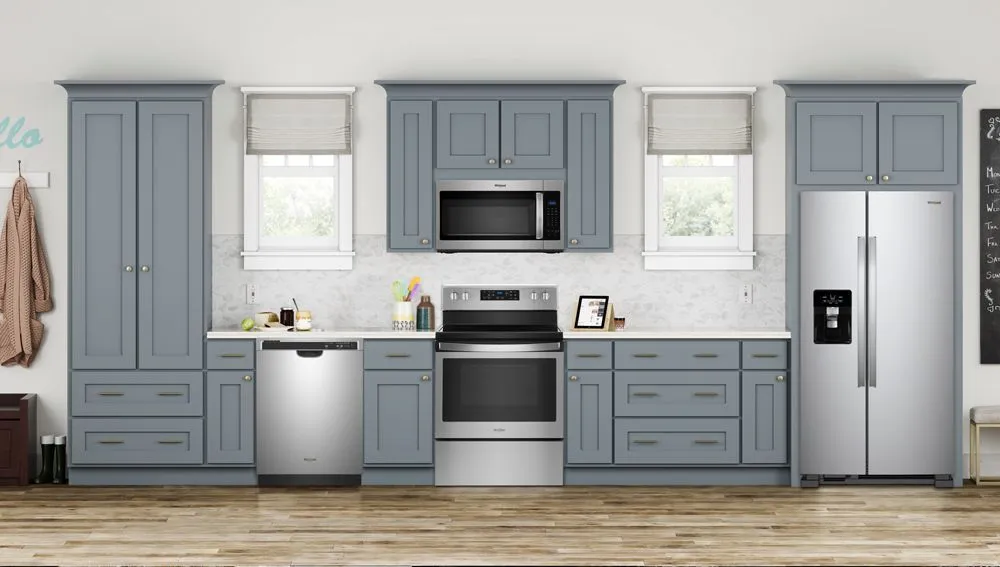 Whirlpool WRS321SDHZ 33-Inch Wide Side-By-Side Refrigerator - 21 Cu. Ft.