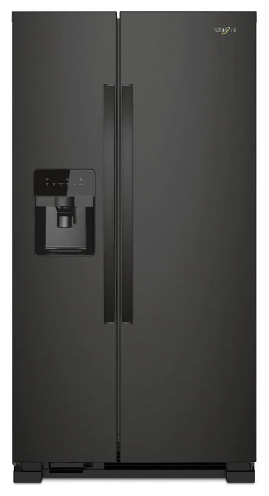 Whirlpool WRS335SDHB 36-Inch Wide Side-By-Side Refrigerator - 25 Cu. Ft.