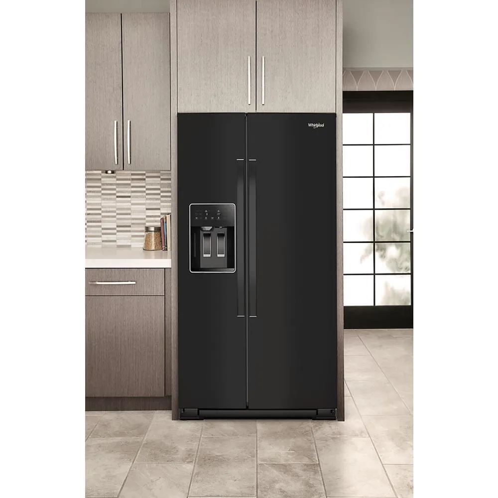Whirlpool WRSC5536RB 36-Inch Wide Side-By-Side Refrigerator - 21 Cu. Ft.