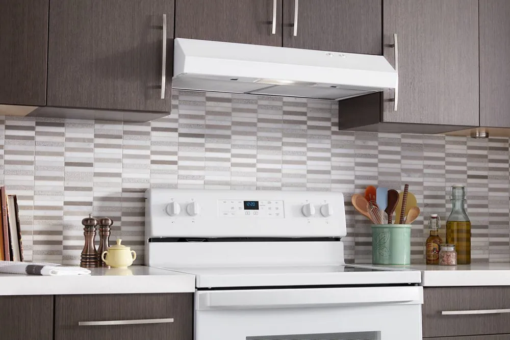 Whirlpool WVU17UC0JW 30" Range Hood With Full-Width Grease Filters