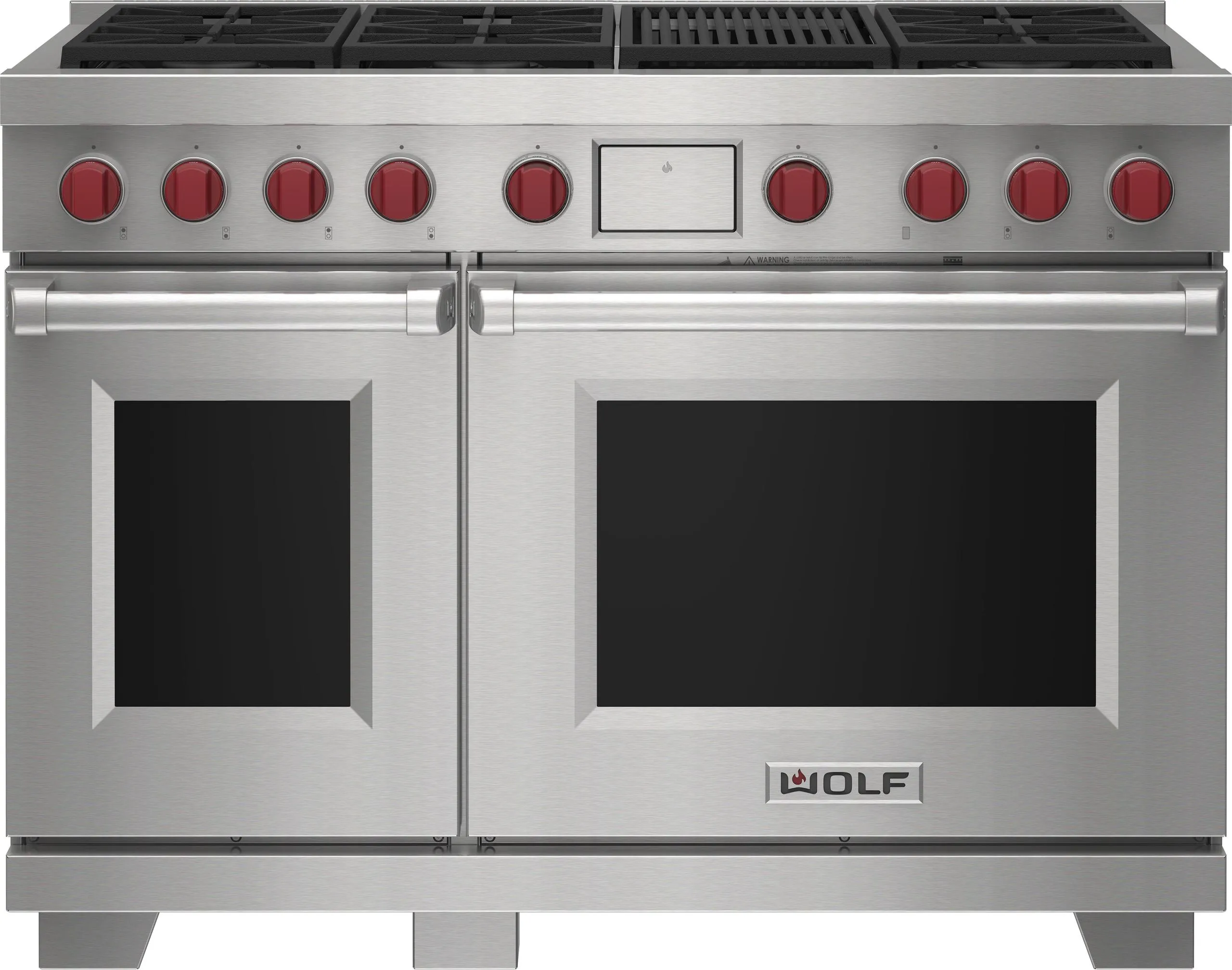 Wolf DF48650CWHP 48" Dual Fuel Range - 6 Burners And Infrared Charbroiler