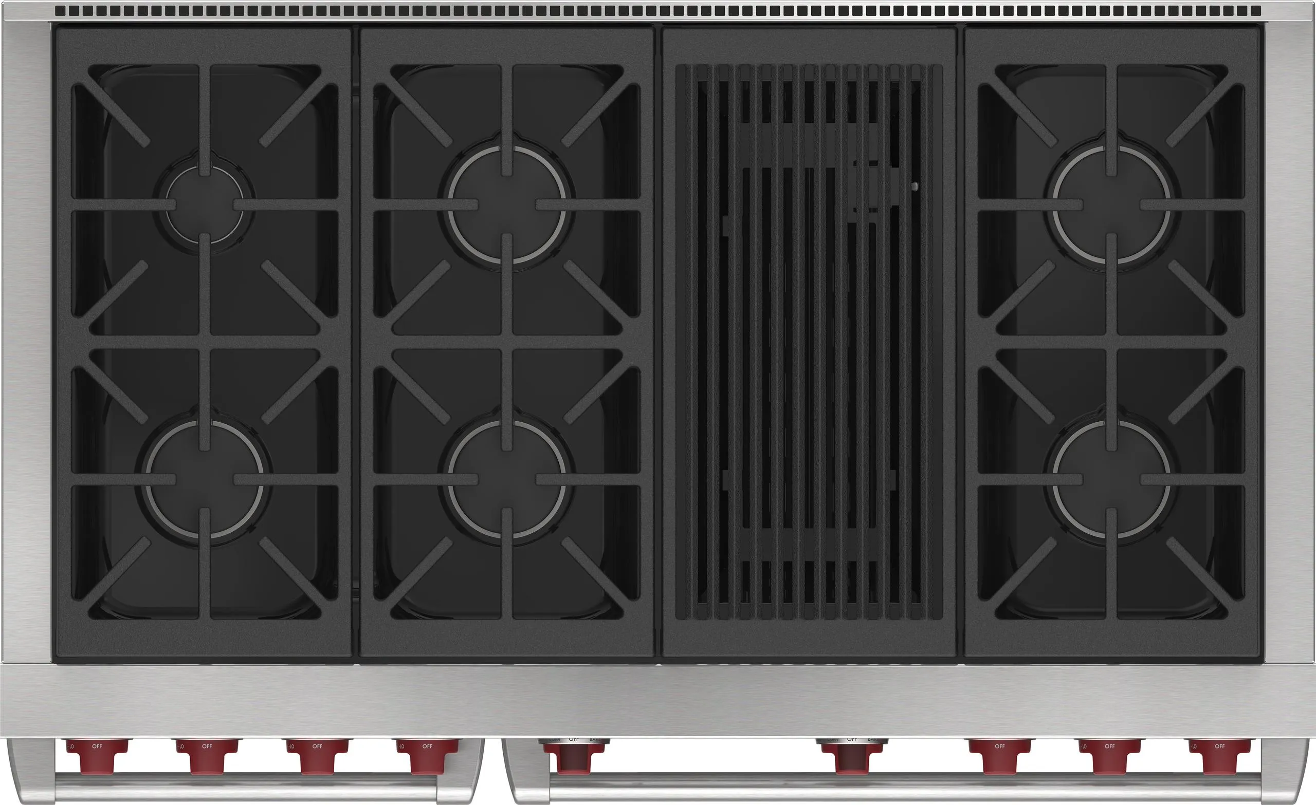 Wolf DF48650CWHP 48" Dual Fuel Range - 6 Burners And Infrared Charbroiler