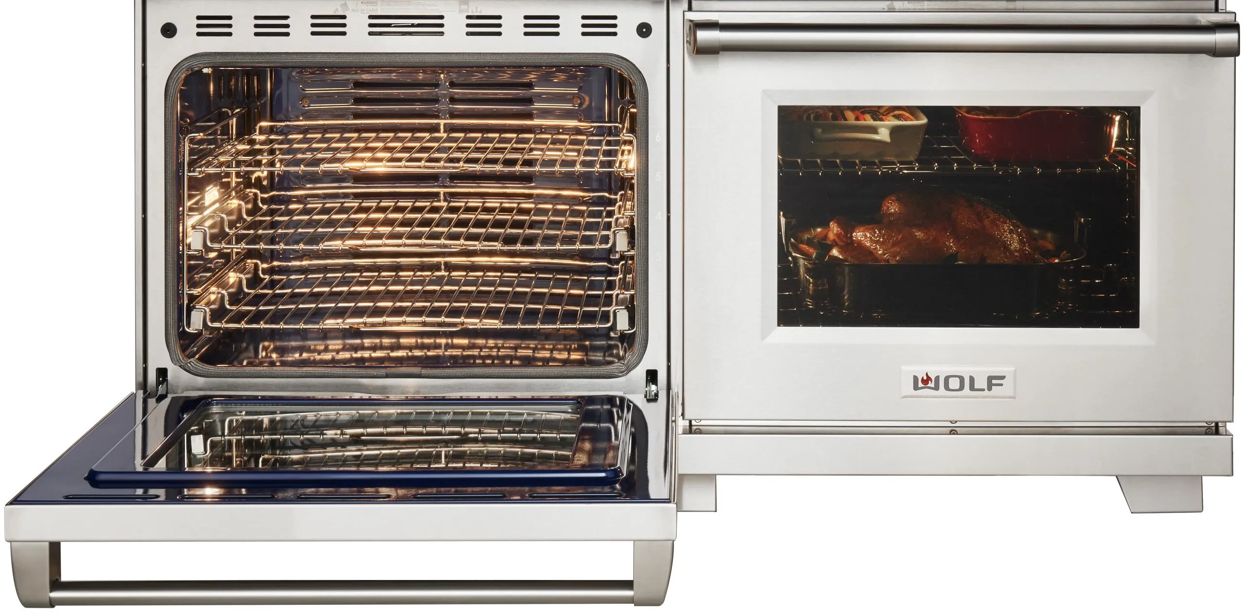 Wolf DF60650DGWHPLP 60" Dual Fuel Range - 6 Burners And Infrared Dual Griddle