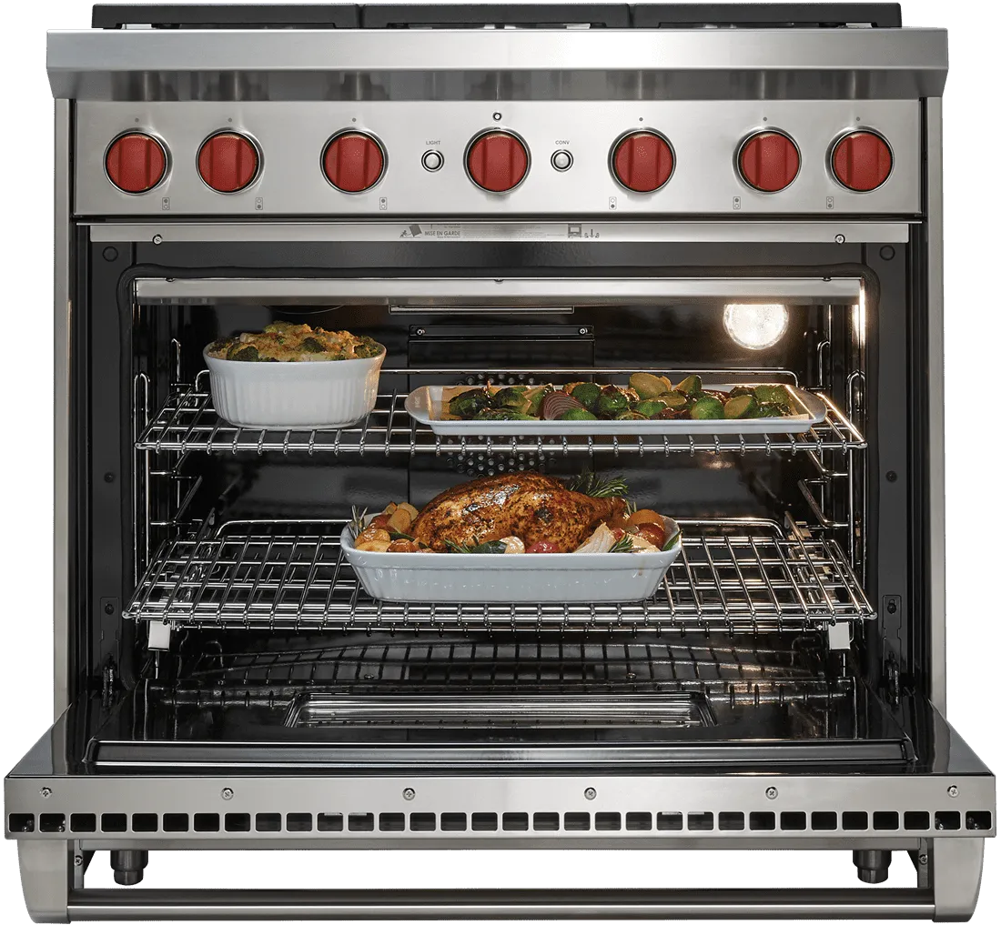 Wolf GR366LP 36" Gas Range - 6 Burners