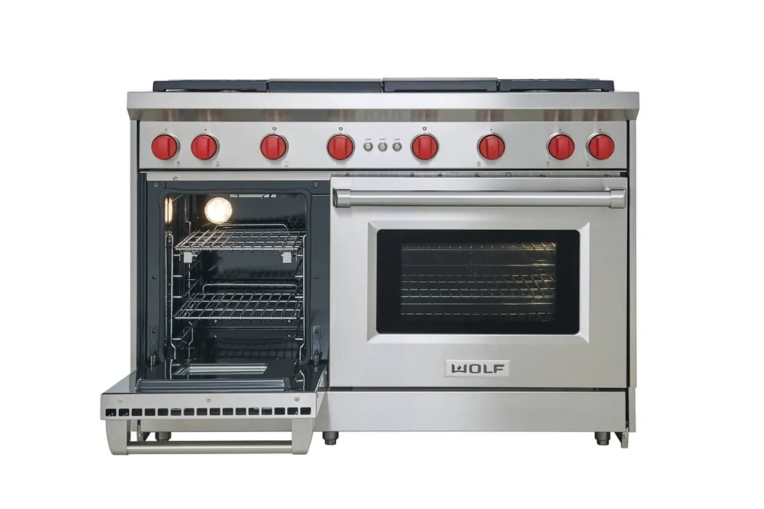 Wolf GR484DG 48" Gas Range - 4 Burners And Infrared Dual Griddle