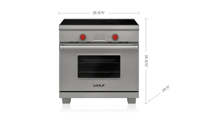 Wolf IR365PESPH 36" Professional Induction Range