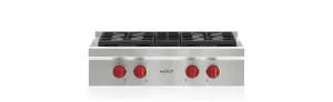Wolf SRT304LP 30" Sealed Burner Rangetop - 4 Burners