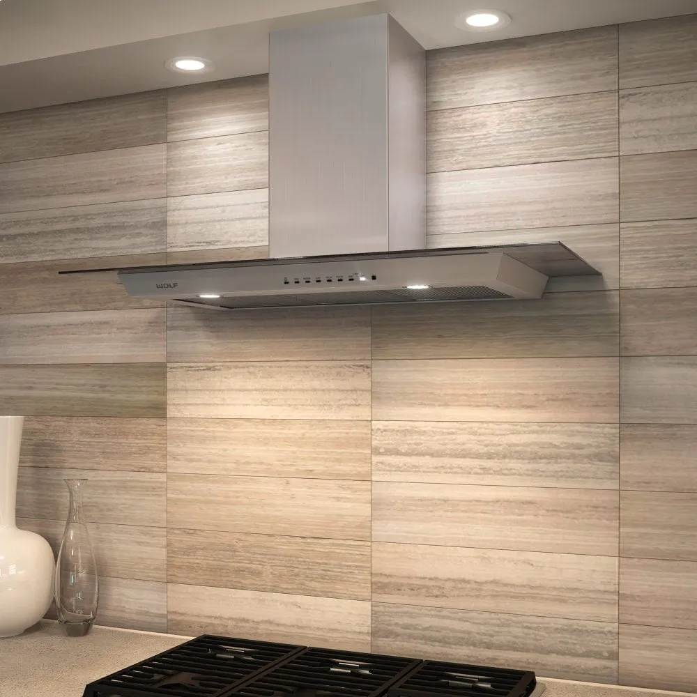 Wolf VW45G 45" Cooktop Wall Hood - Glass