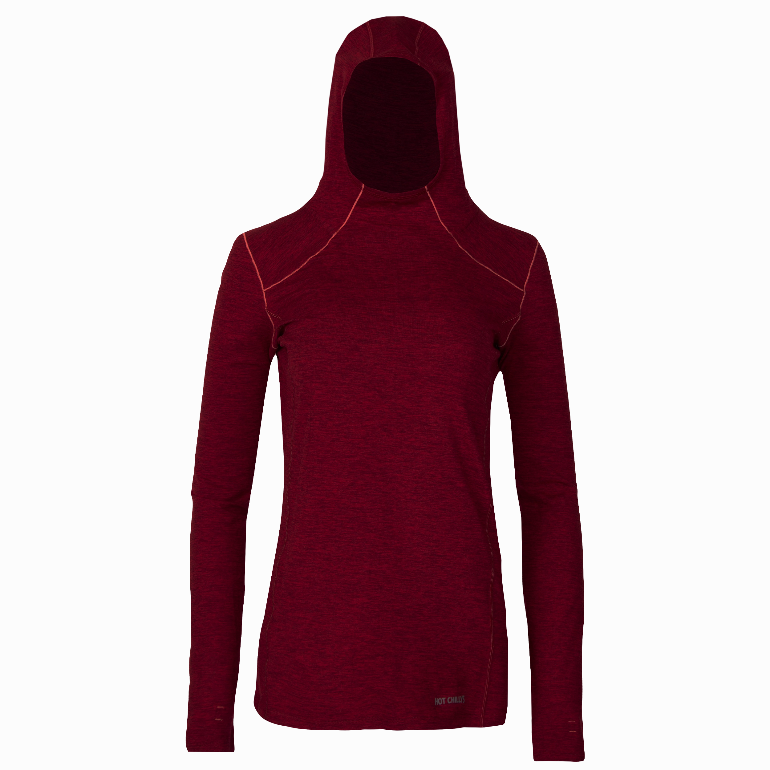 Todays Steal Daily Deal Frenzy Women'S Clima-Tek Hoodie - Burgundy Heather