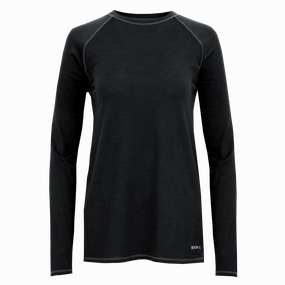 Women'S Clima-Wool Merino Crew - Black Shop Hot Deals Limited Stock Deals