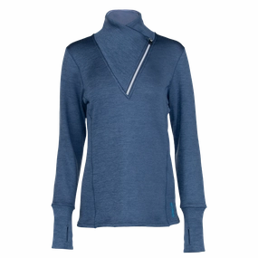 Women'S La Paz Cross Over Zip-T - Vintage Indigo Today Only Steal