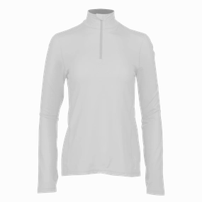 Women'S Micro-Elite Chamois Solid Zip-T - White Shop Now Save
