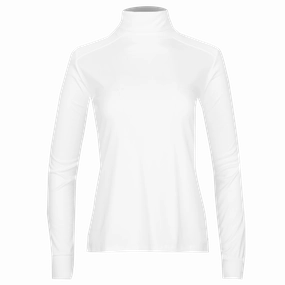 Hot Sale Today Women'S Peach Skins Solid T-Neck - White