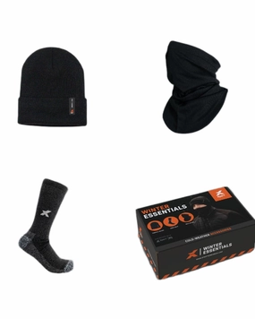 Xpert Winter Essentials Set Socks Hat & Snood Hot Offer Event