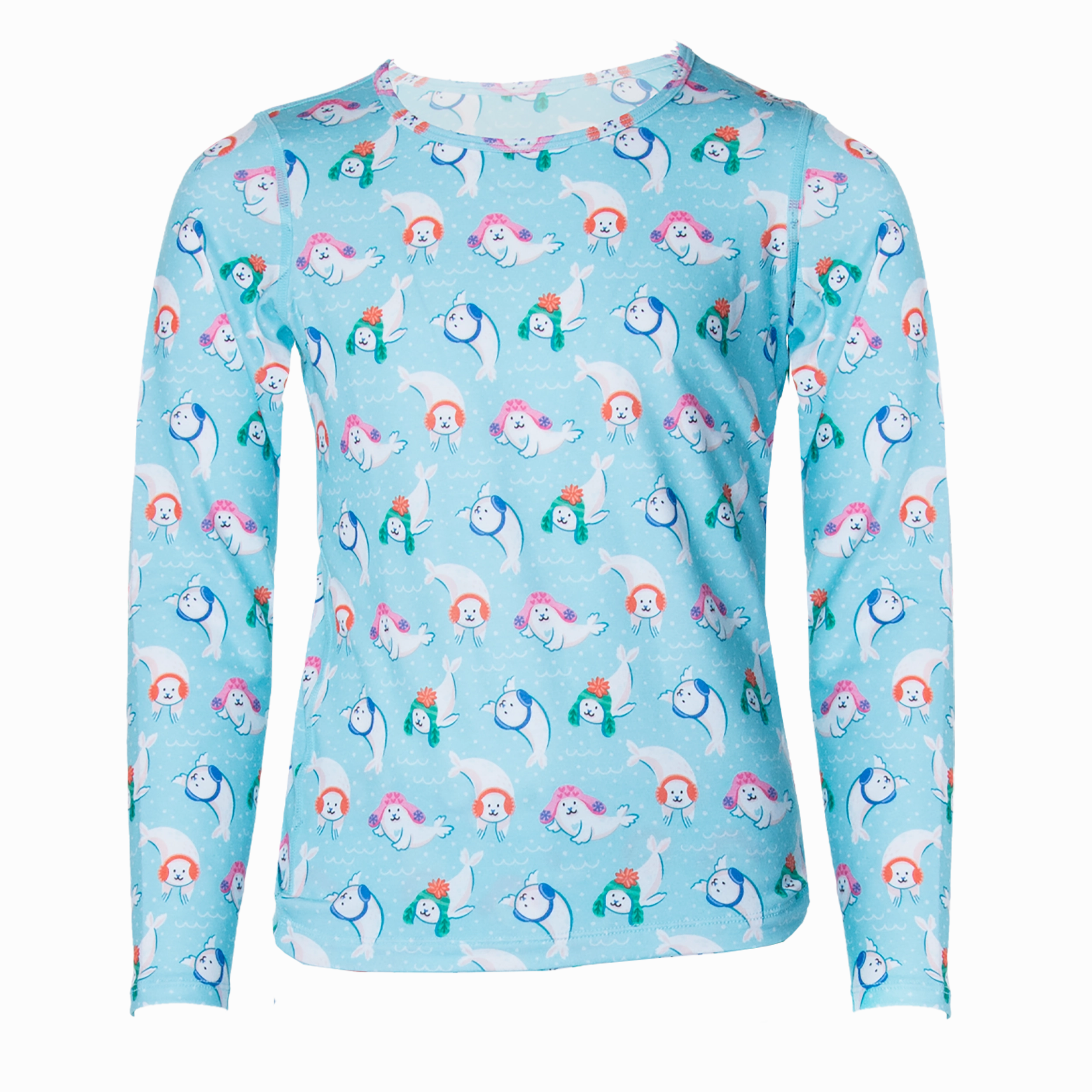 Hot Offer Frenzy GiftWorthy Sale Youth Originals Print Crew - Winter Seals