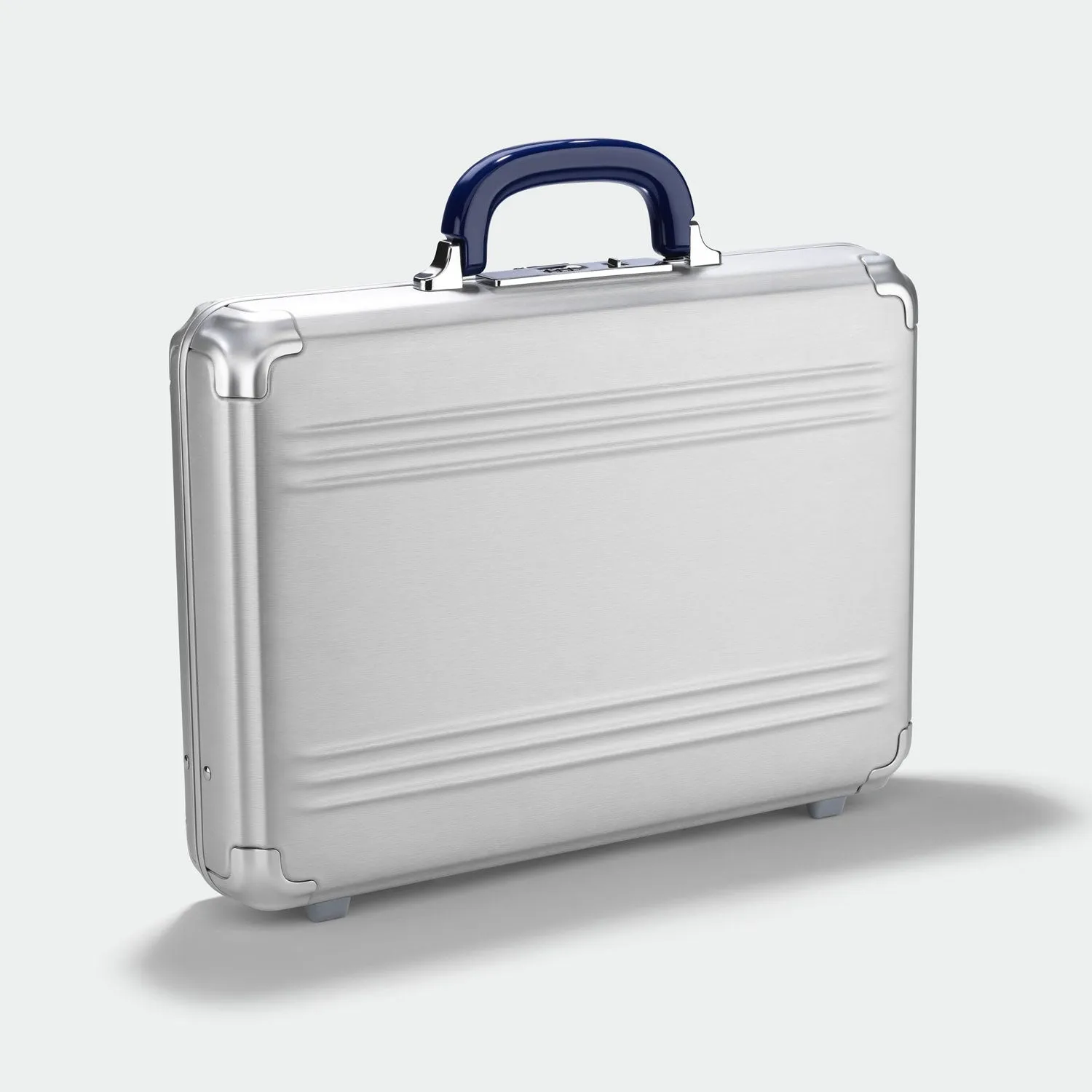Zero Halliburton Pursuit Aluminum Medium Attache Case Silver Exclusive Hot Pick Daily Special Offer